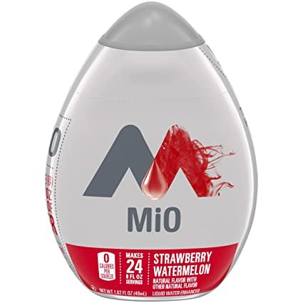 Mio versus Bai: When you are forced to conserve. Mio is an inexpensive replacement for expensive flavored drinks.