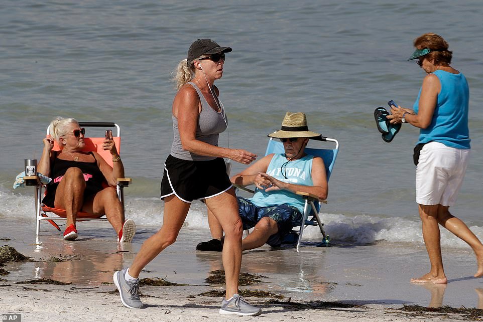 We were united for about a month as beach goers get real close