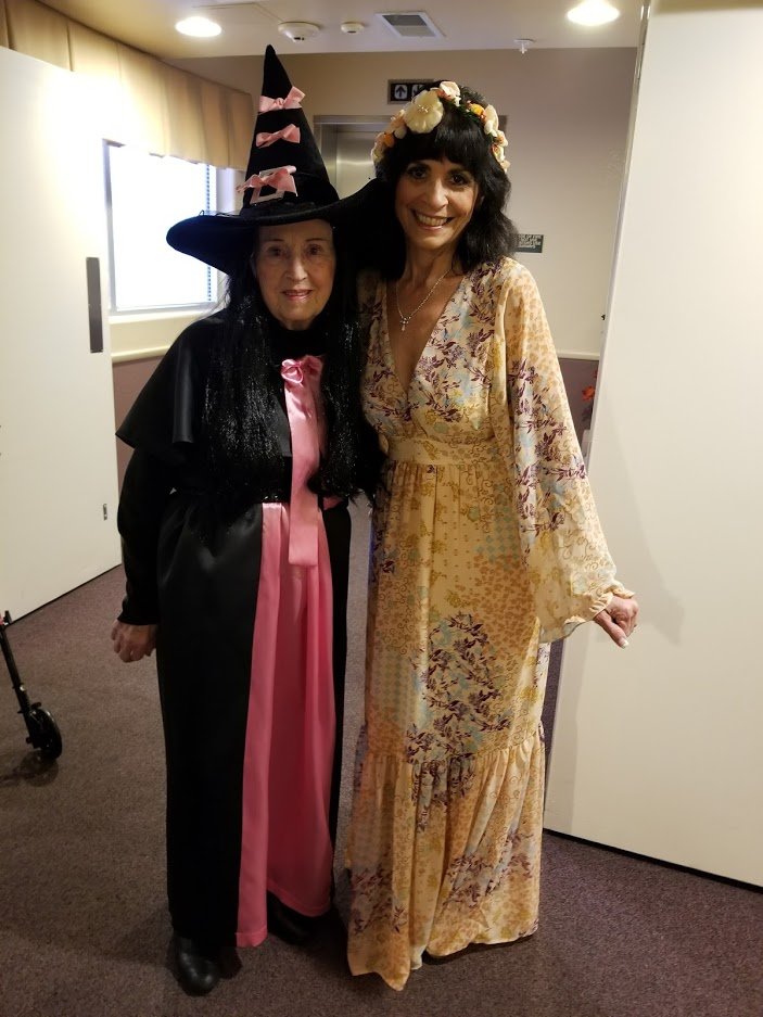 My mom and me Halloween 2017