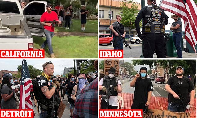 Vigilantes are arming themselves against activists Antifa