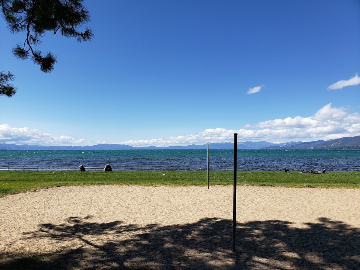 A series of photos such as this one from Lake Tahoe often help complete a blog post