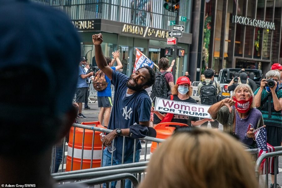 Protesters in NY City