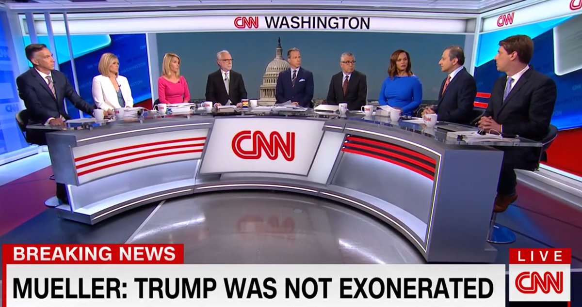 CNN talking heads talking about Donald Trump