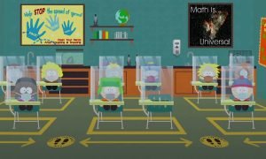 South Park kids during pandemic