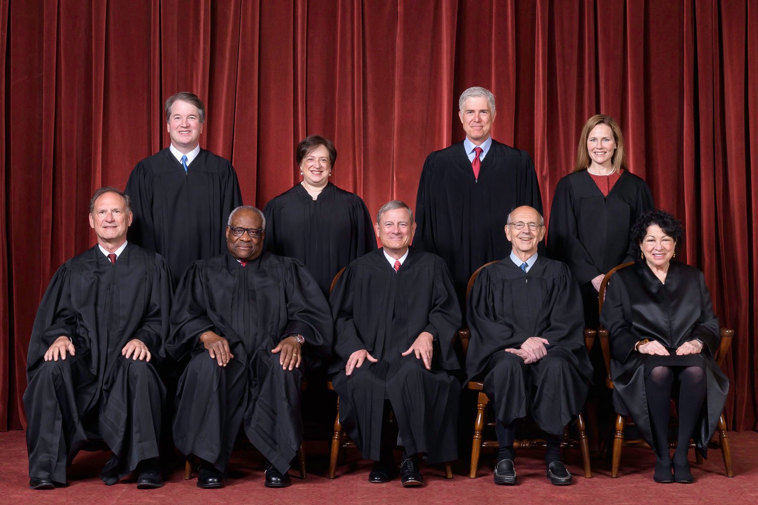 The justices of the United States Supreme Court