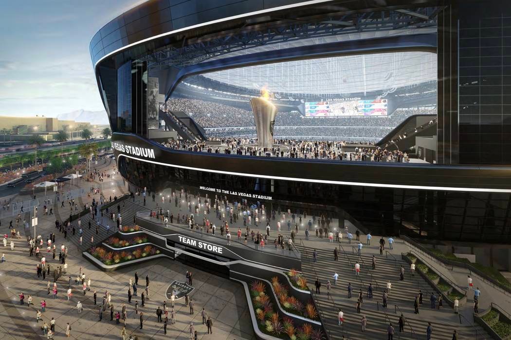 The new Las Vegas Raiders stadium